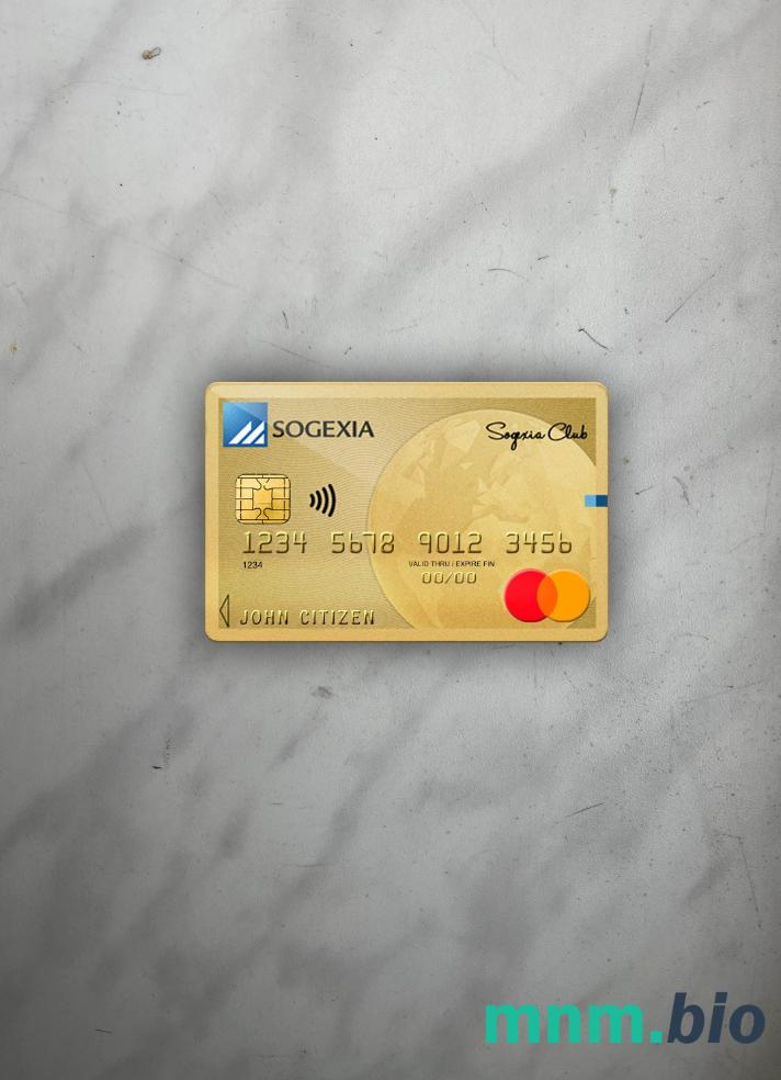 Luxembourg Sogexia bank wygląd zdjęcia mastercard skan PSD + zdjęcie